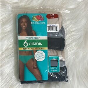 New Fruit of the Loom Microfiber Bikini Pack